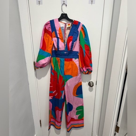 FARM Rio Deep V Jumpsuit - Picture 5 of 8